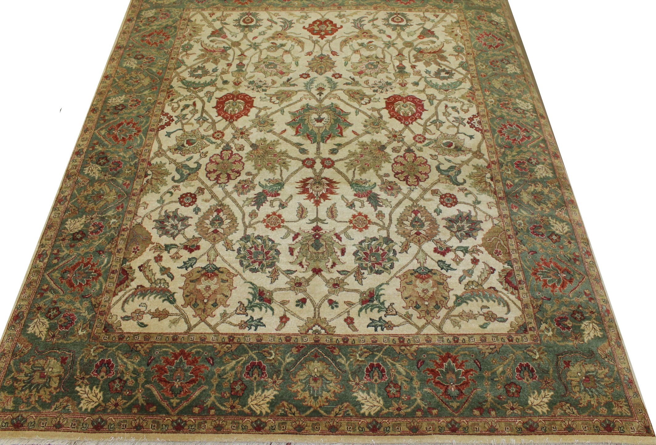 8x10 Traditional Hand Knotted Wool Area Rug - MR5991