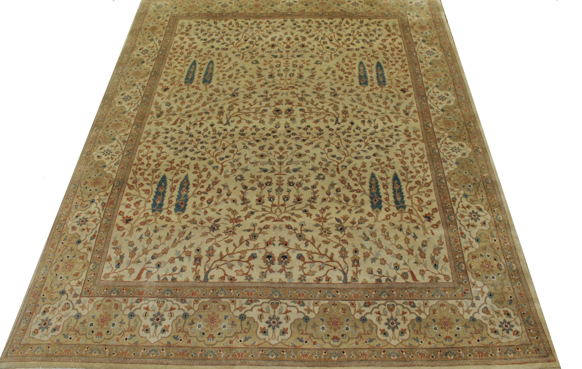 8x10 Traditional Hand Knotted Wool Area Rug - MR6105