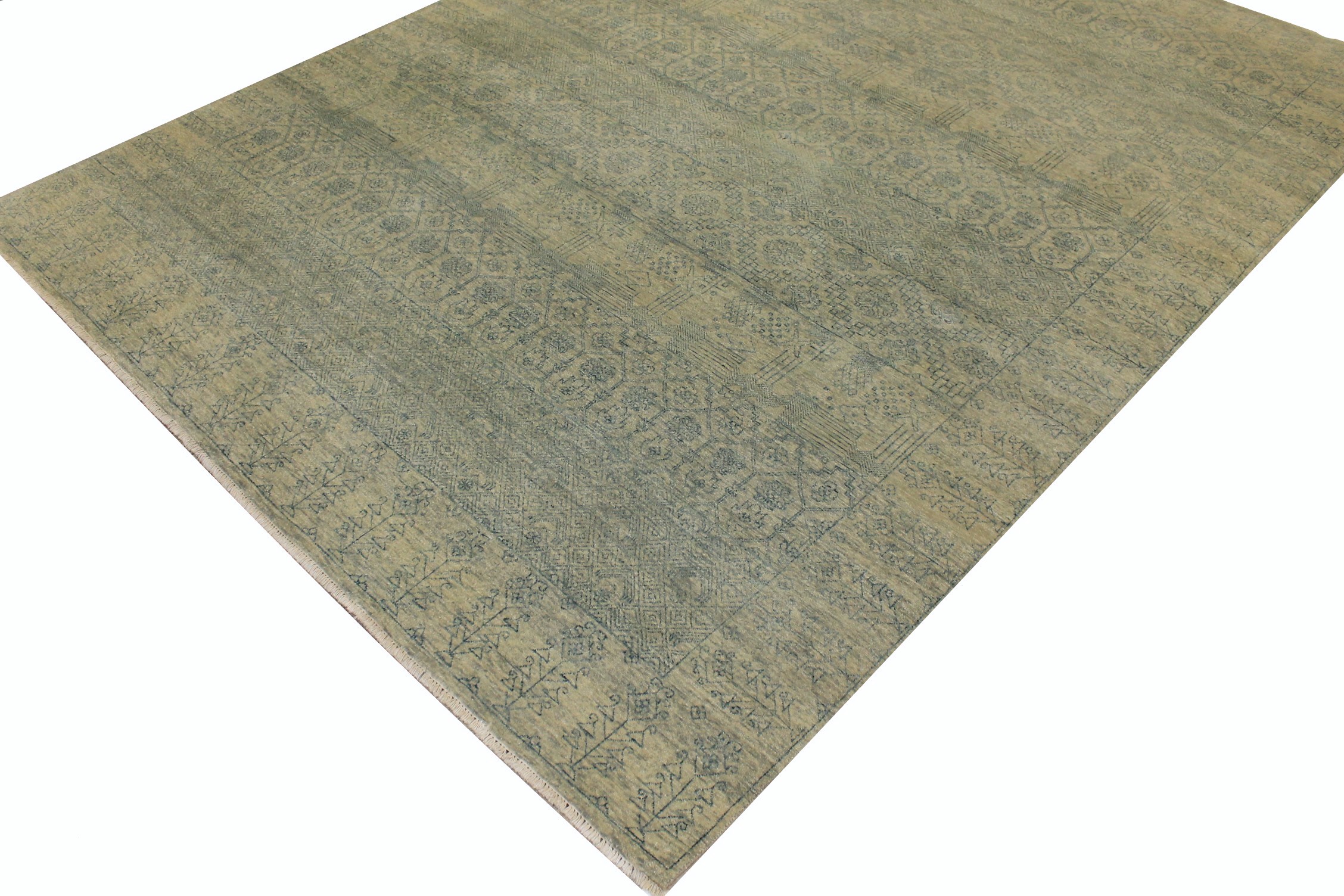 9x12 Modern Hand Knotted Wool Area Rug - MR7770