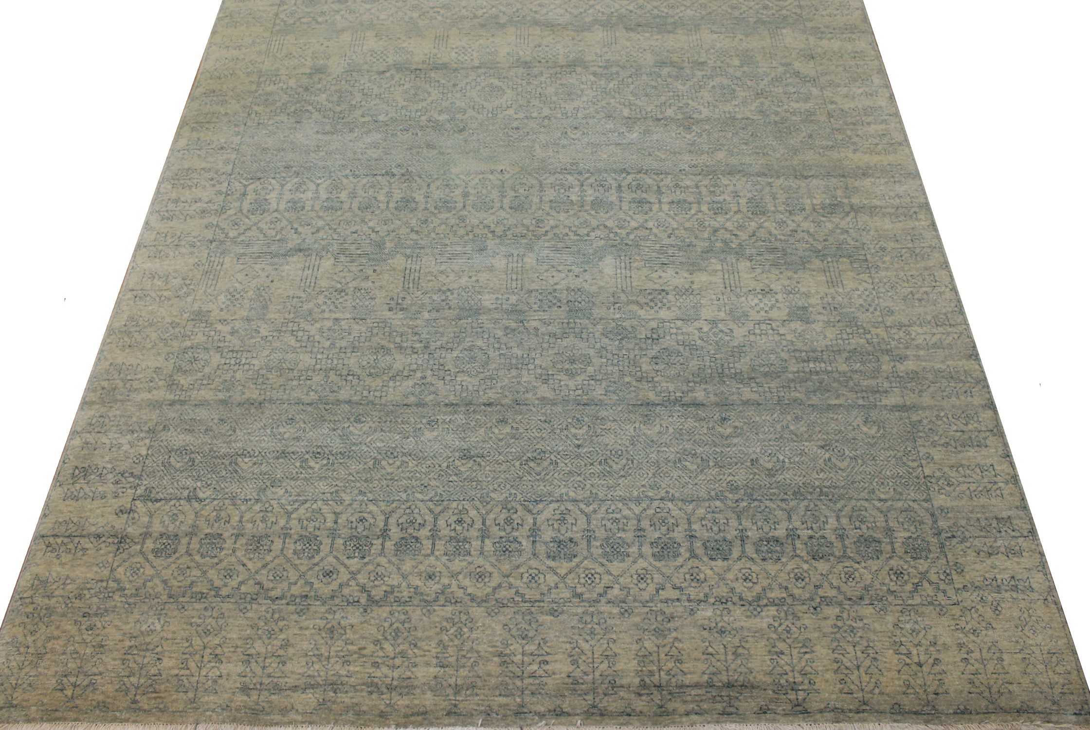 9x12 Modern Hand Knotted Wool Area Rug - MR7770