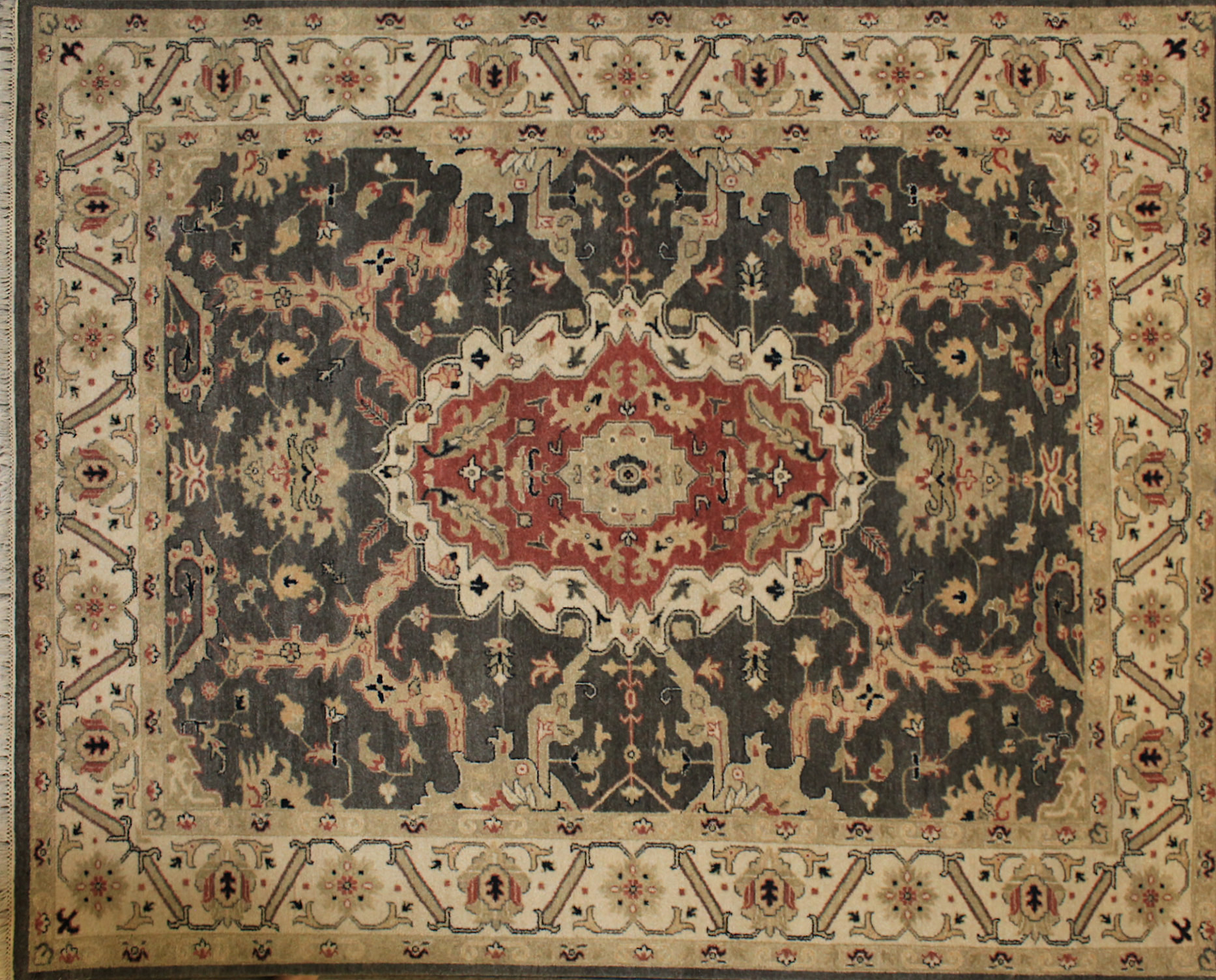 8x10 Traditional Hand Knotted Wool Area Rug - MR8235