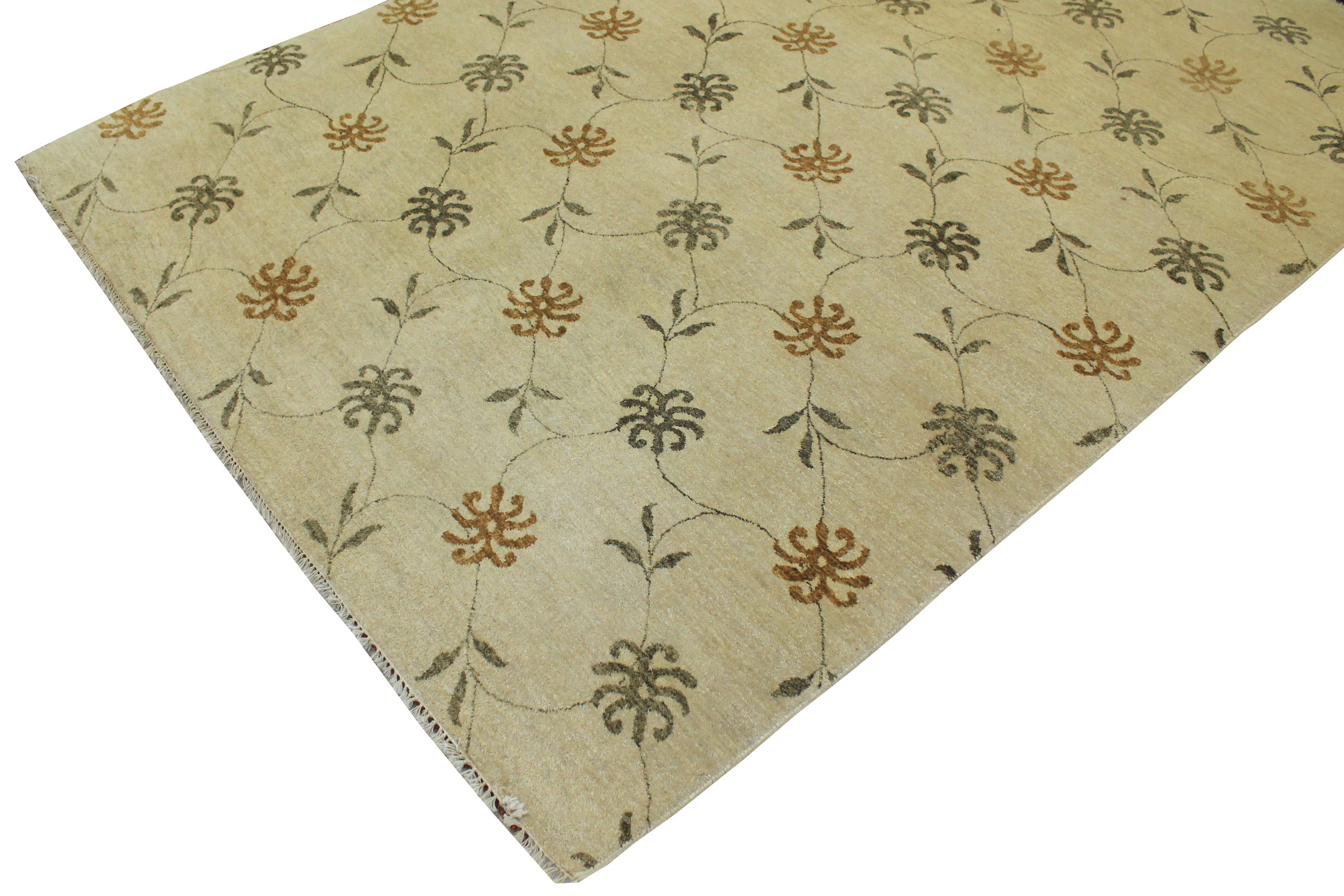 6x9 Traditional Hand Knotted Wool Area Rug - MR8439