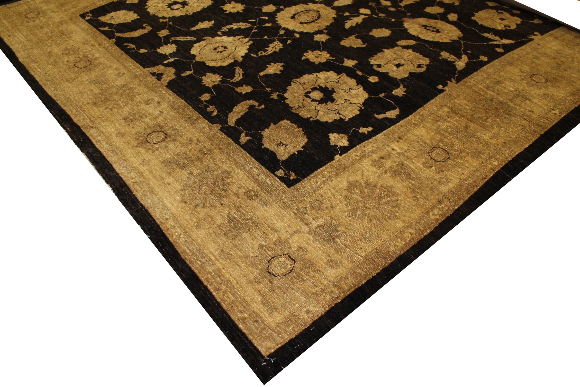 8x10 Peshawar Hand Knotted Wool Area Rug - MR9519