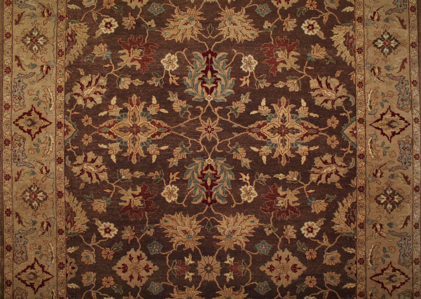 9x12 Traditional Hand Knotted Wool Area Rug - MR9609